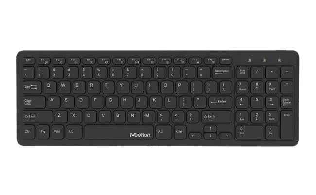Meetion Wk410 Wireless Ultra Thin Chocolate Keyboard
