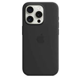 Apple iPhone 15 Pro Silicone Case with MagSafe - Black, phone cases