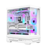 Huntkey MVP Destiny Empty Gaming Case without Fans - White
