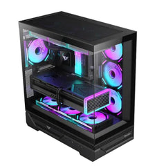 Huntkey MVP Destiny Empty Gaming PC Case without Fans -Black