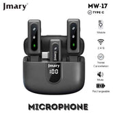 Jmary MW-17 2.4G Type-c Wireless Two Microphones for Mobile