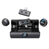 Jmary MW-19 2.4G Wireless Two Microphone for Mobile for iPhone & Type-C