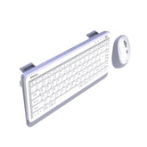 Meetion Mini5000 Silent Dual-Mode Mini Office Wireless keyboard & Mouse Combo -White