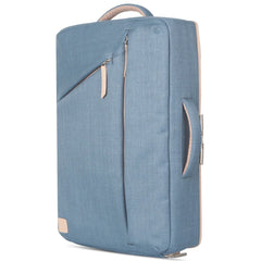Moshi Venturo Backpack Ultra-Lightweight, An ergonomic, crossbody laptop backpack with cushioned compartments for a laptop (up to 15") and an iPad/tablet – Steel Blue
