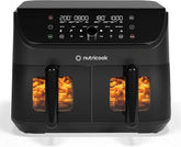 Nutricook NC-AFD185V Duo 2 Vision Air Fryer – 8.5L with two independent capacities