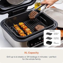 Nutricook NC-AFG960 XL Air Fryer + Indoor Grill – One appliance with 6 functions for healthy cooking