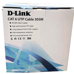D-Link NCB-C6UGRYR-305-24 Cat6 UTP 24AWG Cable-305m/Roll
