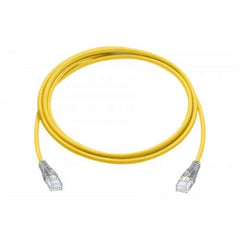 D-Link NCB-C6UYELR1-1 Cat6 UTP 24 AWG PVC Round Patch Cord-1M