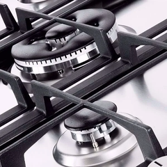 Elba Built in Gas Hob, 60Cm, 5Burners, Stainless Steel Body - EN95-565 XD