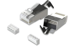 D Link Npg 6a2met502 50 Rj45 Connectors Cat6a Ethernet Shielded Modular Plugs Pack Of 50