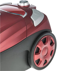 Tekmaz Canister Vacuum Cleaner with Bag, 3Lit, 2000Watts, Red - NAS-RV2000