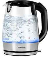 Gold Master Kettle, 1.7Lit, 2200Watts, Glass - GM-7387