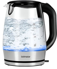 Gold Master Kettle, 1.7Lit, 2200Watts, Glass - GM-7387