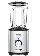 Tekmaz Blender Glass with Grinder, 1.5Lit, 1800Watts, Stainless Steel - NAS-TB1800