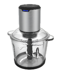 Tekmaz Chopper Glass Bowl, 2Speeds, 3Lit, 1000Watts, Stainless Steel - NAS-CH1000