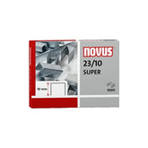 Novus 23/10 Super Staples - Pack of 1000