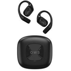 Wiwu O100 Openbuds True Wireless Bluetooth Earphone Noise Cancelling Up To 30 Hours Black - CompuMe
