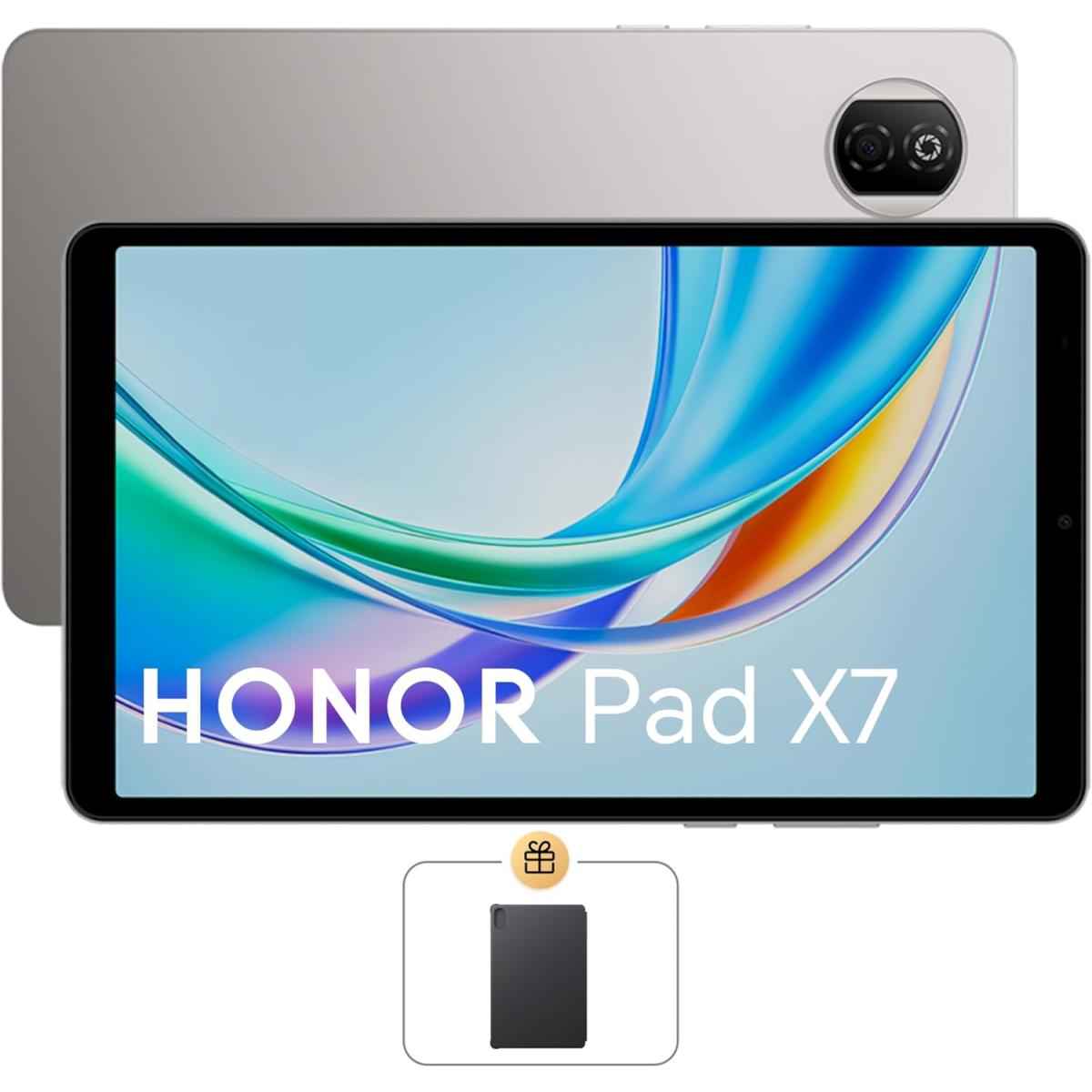 Honor Pad X7 (2025) 8.7" Android Wifi Tablet (128gb Storage / 4gb + 4gb Memory) W/ Metal Unibody & Eye Comfort Display & Big Battery + Free Honor Cover , Space Grey