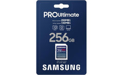 Samsung Pro Ultimate Full Size 256gb Sdxc Memory Card, Up To 200 Mb/s, 4k Uhd, Uhs I, C10, U3, V30, A2, For Dslr, Mirrorless Cameras, Pcs