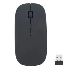 GBT Optical Wireless Computer Mouse, Super Slim Mouse For Pc Laptop, Black - 10M