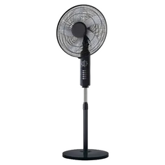 Stork Stand Fan, 18Inch, 5Blades, 3Speeds, 70Watts, Black - FS-ST1826