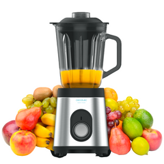 Cecotec Inox Blender, 2Lit, 1800Watts, Black Titanium - 4156