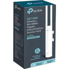 Tp Link Eap225 Outdoor Omada Ac1200 Wireless Gigabit Access Point W/ Mesh Support Seamless Roaming & Mu Mimo Poe Powered Sdn Integrated