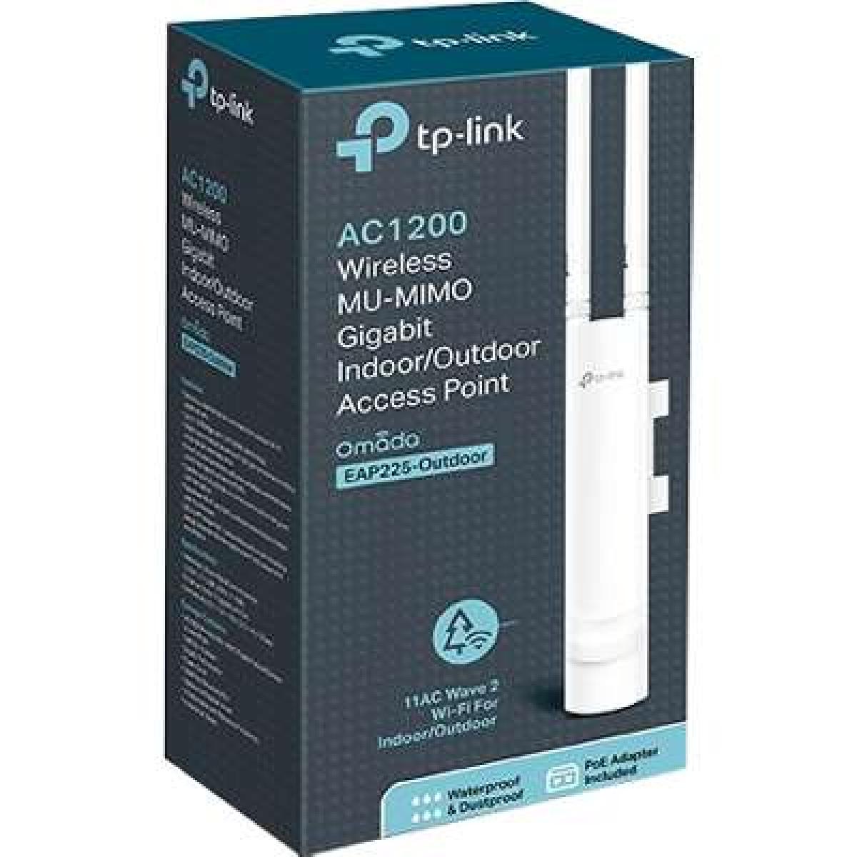 Tp Link Eap225 Outdoor Omada Ac1200 Wireless Gigabit Access Point W/ Mesh Support Seamless Roaming & Mu Mimo Poe Powered Sdn Integrated - CompuMe Tp Link Eap225 Outdoor Omada Ac1200 Wireless Gigabit Access Point W/ Mesh Support Seamless Roaming & Mu Mimo Poe Powered Sdn Integrated - CompuMe