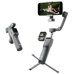DJI Osmo Mobile 8P Advanced Tracking Combo Gimbal Stabilizer for iPhone & Android, Remote Controller, Native Tracking, Built-in Extension Rod & Tripod, 10h Battery, Robust 3-Axis Stabilization, 360° Pan Rotation