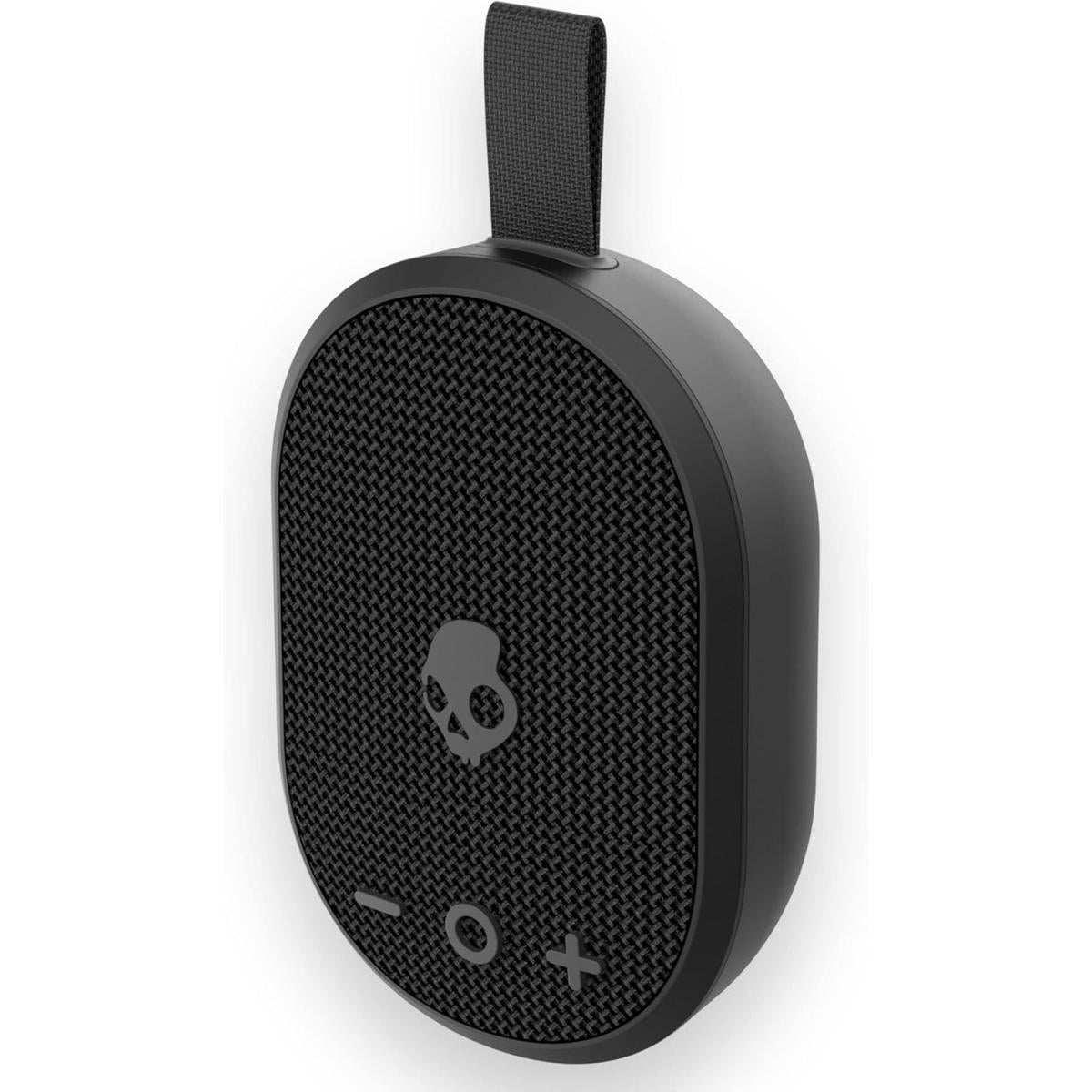 Skullcandy Ounce Wireless Bluetooth Speaker Ipx7 Waterproof Mini Portable Speaker With 16 Hour Battery, Downward Firing Passive Radiator, And Ballistic Nylon Carry Strap Black Skullcandy Ounce Wireless Bluetooth Speaker Ipx7 Waterproof Mini Portable Speaker With 16 Hour Battery, Downward Firing Passive Radiator, And Ballistic Nylon Carry Strap Black