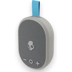 Skullcandy Ounce Wireless Bluetooth Speaker Ipx7 Waterproof Mini Portable Speaker With 16 Hour Battery, Downward Firing Passive Radiator, And Ballistic Nylon Carry Strap Light Grey