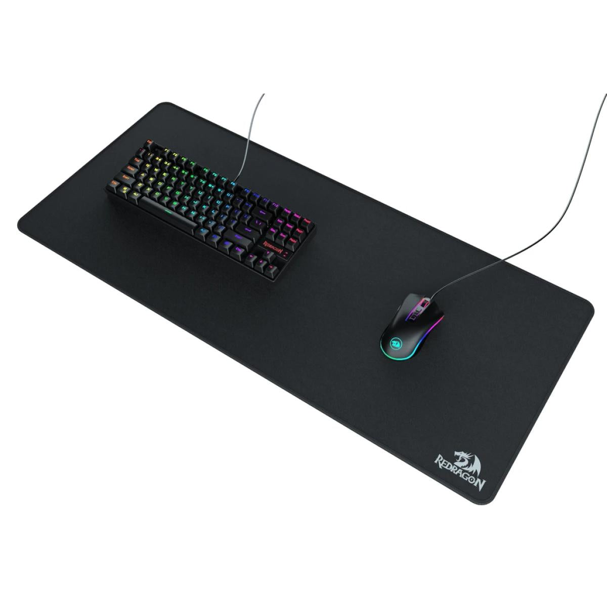 Redragon P032 Flick Xl Mouse Pad With Stitched Edges Waterproof For Work Games Office Home Redragon P032 Flick Xl Mouse Pad With Stitched Edges Waterproof For Work Games Office Home