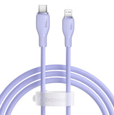 Baseus Pudding Series Fast Charging Cable Type-C to IP 20W 1.2m Purple