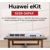 Huawei EKit S220-24P4X Smart Switch 24 Port Gigabit ( 24 POE – 400 Watt ) + 4 10GE SFP+ Ports
