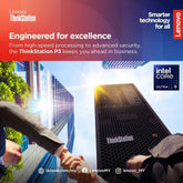 Lenovo Thinkstation P3 Tower Workstation Gen 2 (2025) New Intel® Ultra 9 Gen Ii 285k 24 Cores Ai Optimized Performance , Isv Certified , Elite Level Performance W/ Upgradable Graphic Card & 3 Years Warranty Black