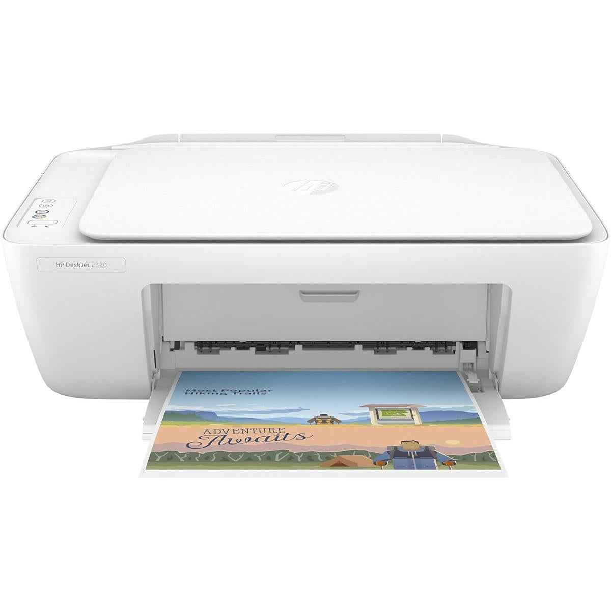Hp Deskjet 2320 All In One Printer, Color, Printer For Home, Print, Copy, Scan, Scan To Pdf , White