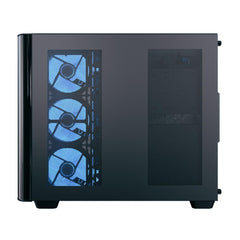 AeroCool P500C black 120mm ARGB cases Stylish with Panoramic View Dual Chamber ATX