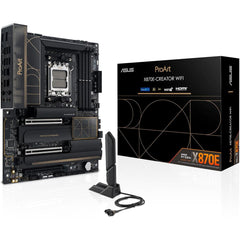 Asus Proart X870e Creator Wifi Am5 Atx Amd X870e Chipset, 4x Ddr5 Dimm Slots, 192gb Max Memory, 4x M.2 Pcie Slots, 2x Pcie 5.0 X16 Slots, Bluetooth V5.4 - CompuMe