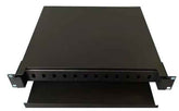 Unloaded 12 Port Fiber Optic Patch Panel Duplex