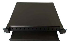 Unloaded 12 Port Fiber Optic Patch Panel Duplex