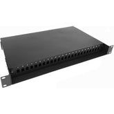 Unloaded 24 Port Fiber Optic Patch Panel Simplex