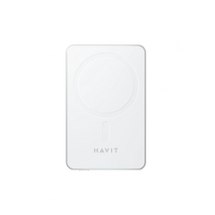 HAVIT PB5216 5000mAh Magnetic Wireless Power Bank – White
