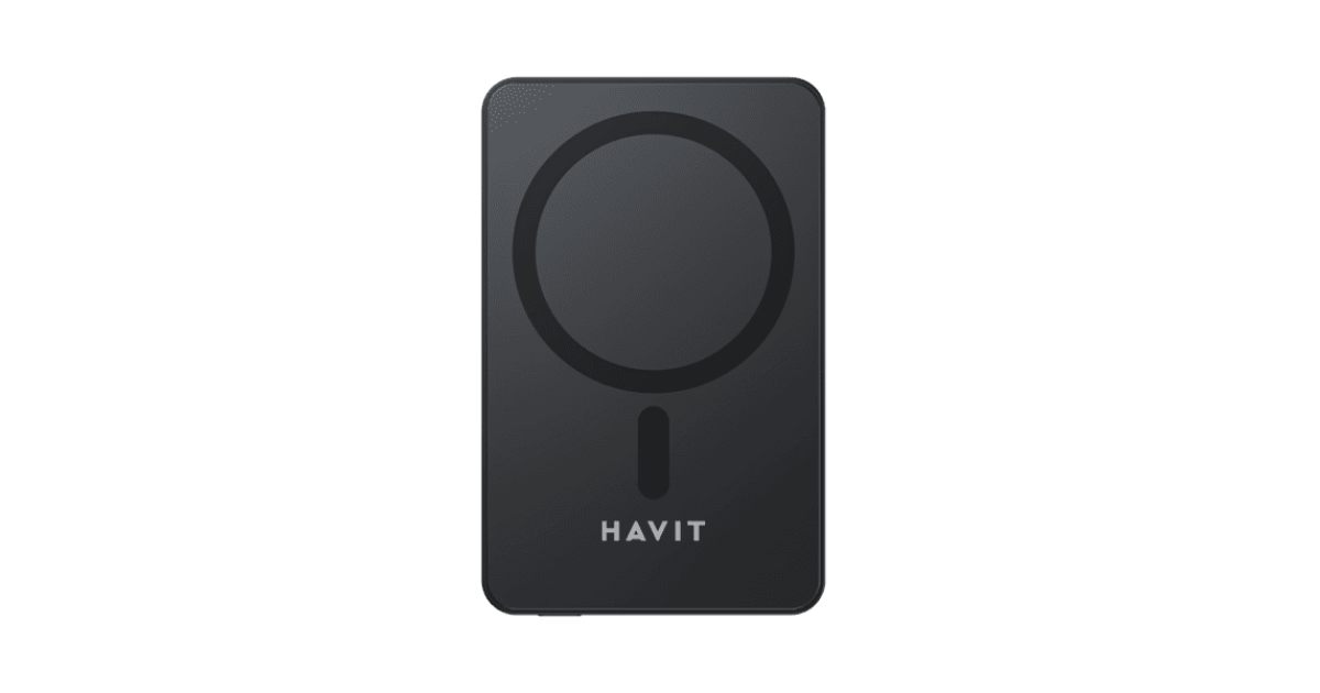 HAVIT PB5217-BK 10,000mAh Fast Charging Power Bank – Black - CompuMe