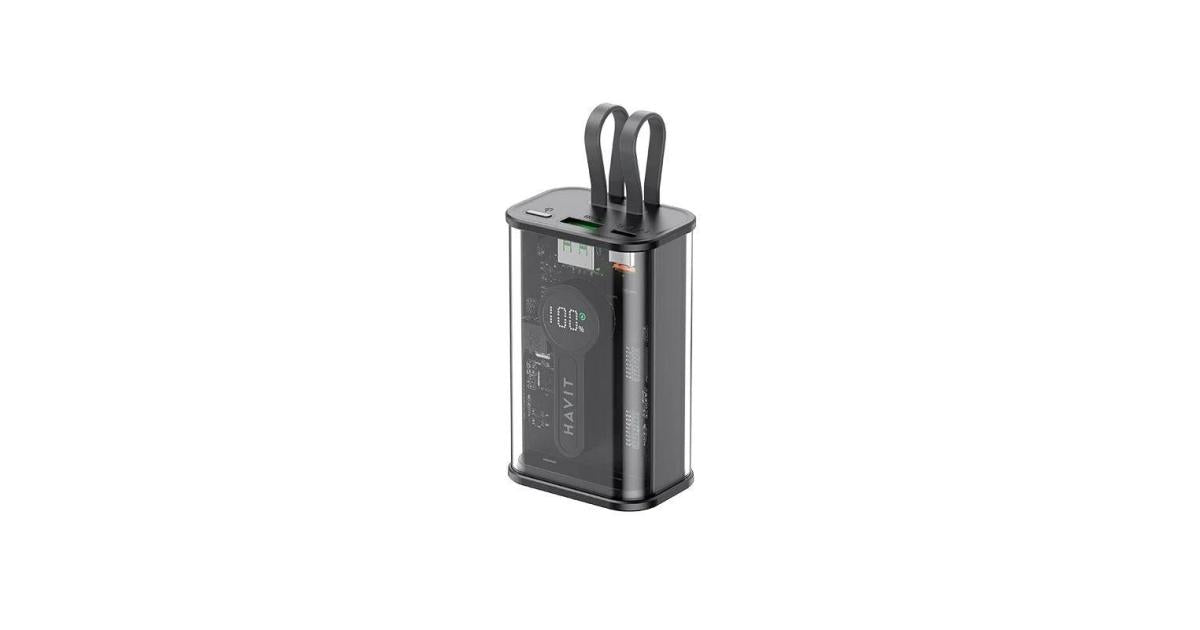 HAVIT PB94 Charge Power Bank – 10,000mAh (Black) - CompuMe