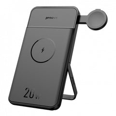 Proove 2 In 1 Magnetic Power Bank With Stand, 10,000mah Wireless Portable Charger, 20w Fast Charging Black