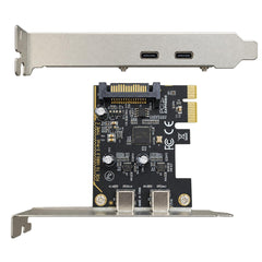 2 Port PCI Express Adapter Card USB 3.2 Type-C