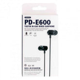 PRODA PD - E600 YUEYIN In - Ear Headphone, headset