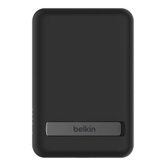 Belkin BoostCharge Wireless Power Bank 5000mAh MagSafe Charger 7.5W, Built-in Pop-up Kickstand - iPhone 17, Air, Pro, Pro Max, AirPods, Apple Watch, Google Pixel 10, etc. - Black