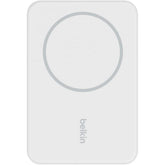 Belkin Boostcharge Wireless Power Bank 5000mah Magsafe Charger 7.5w, Built In Pop Up Kickstand Iphone 17, Air, Pro, Pro Max, Airpods, Apple Watch, Google Pixel 10, Etc. White