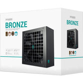 Deepcool GamerStorm PF600X 80 PLUS Bronze 600w Non-Modular ATX12V Long-Life 120mm Fan Sleeved Cables Premium Electrolytic Capacitors- Black